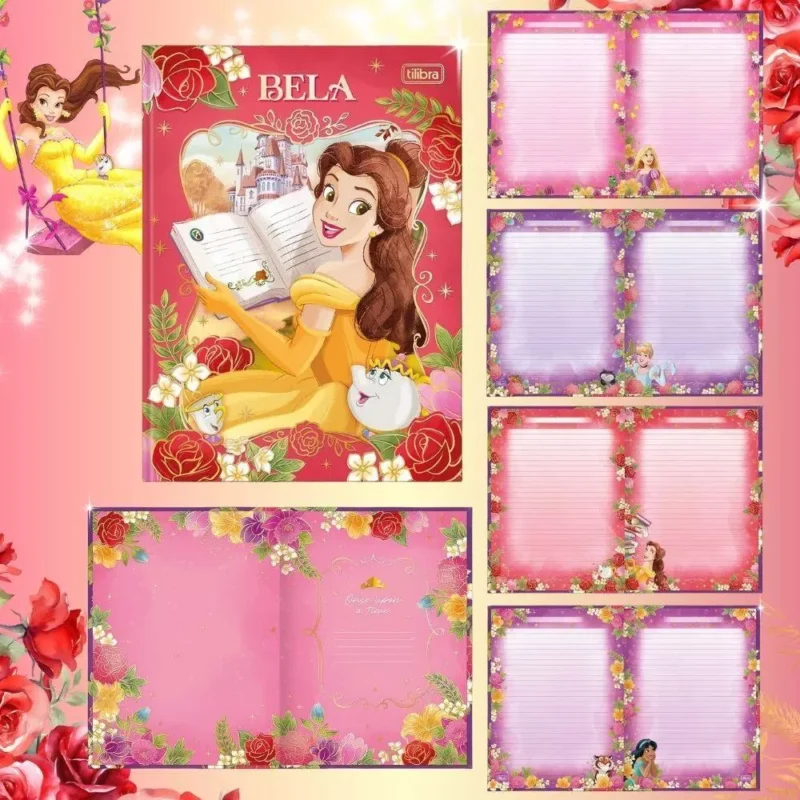 Caderno Colegial Princesa Disney 160fls - Tilibra - Imagem 3