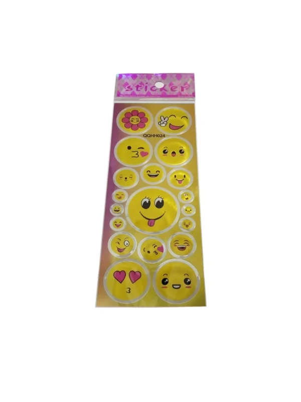 Adesivo Carinhas Sticker -Moozi