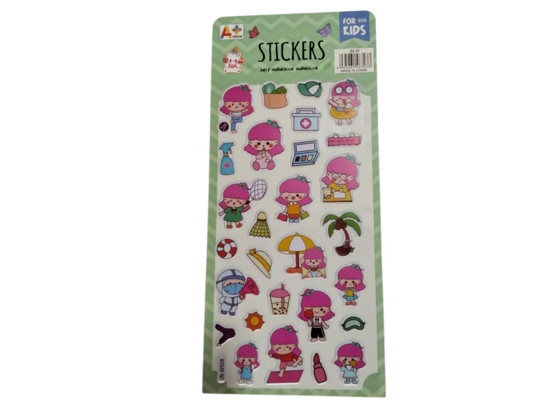 Adesivo Fofinhos Diversos 3 D Stickers - Moozi