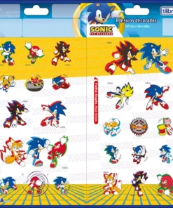 Adesivos Decorados Sonic The Hedgehog - Tilibra