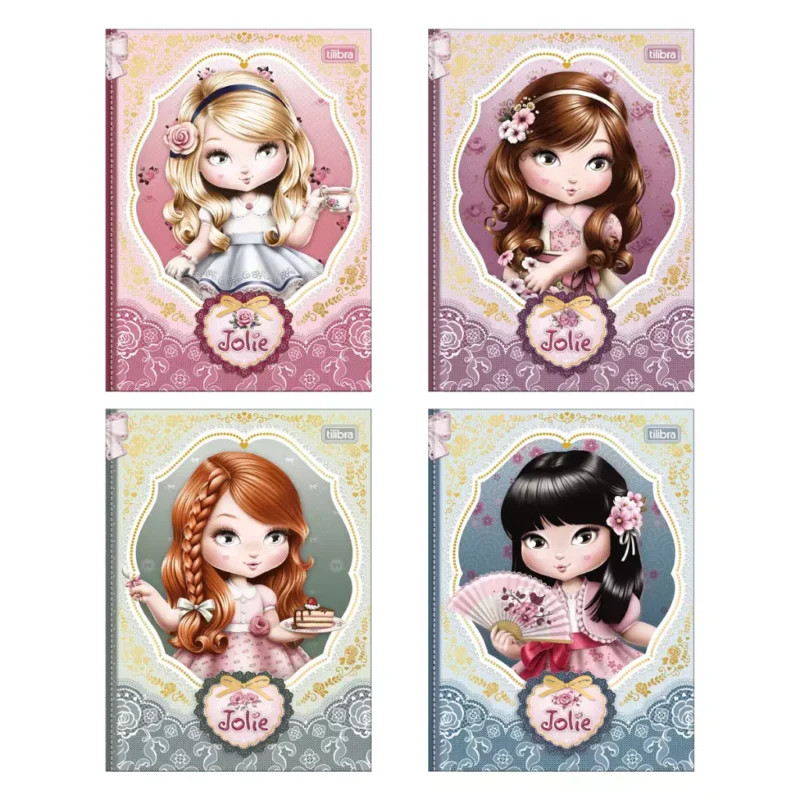 Cardeno Colegial Jolie 20anos 80fls - Tilibra