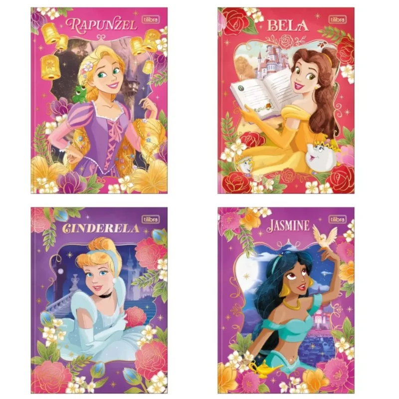 Caderno Colegial Princesa Disney 160fls - Tilibra - Imagem 2