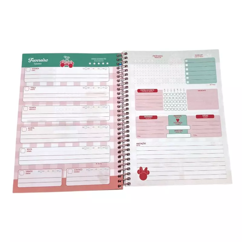 Agenda Planner Minnie Arts - Jandaia - Imagem 2