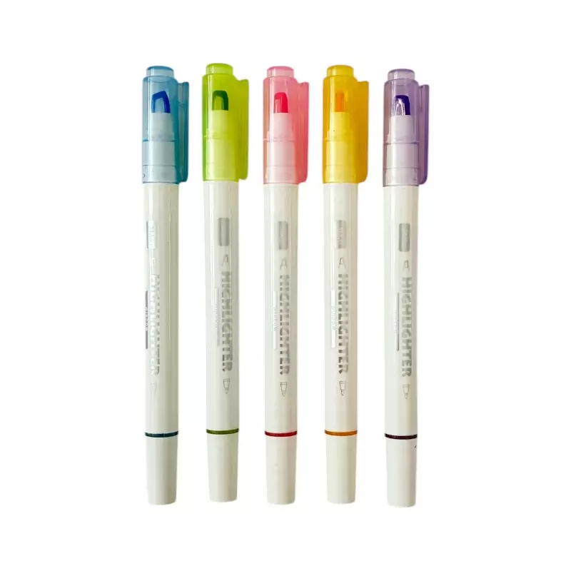 Caneta e marca texto com visor Highlighter*