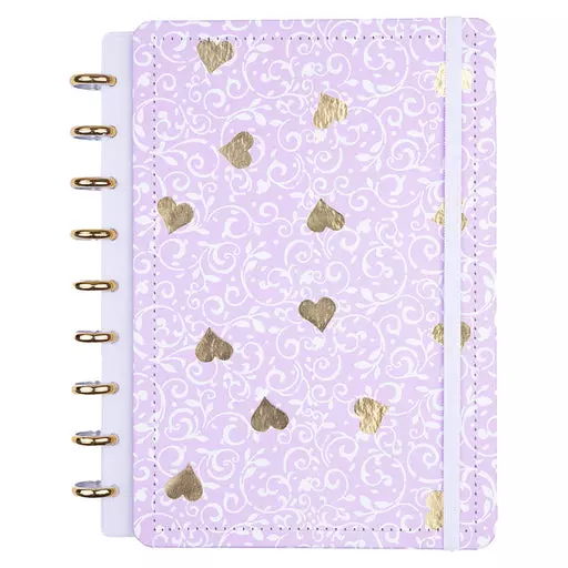 Caderno Coração Vintage M - Diskô