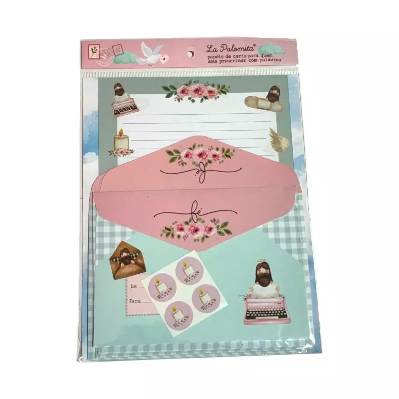Papel de Carta com Envelope Meu Devocional - Buendia