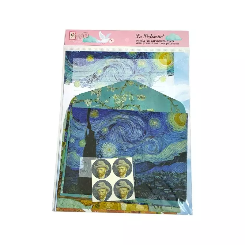 Papéis de carta com envelope Van Gog - Buendia