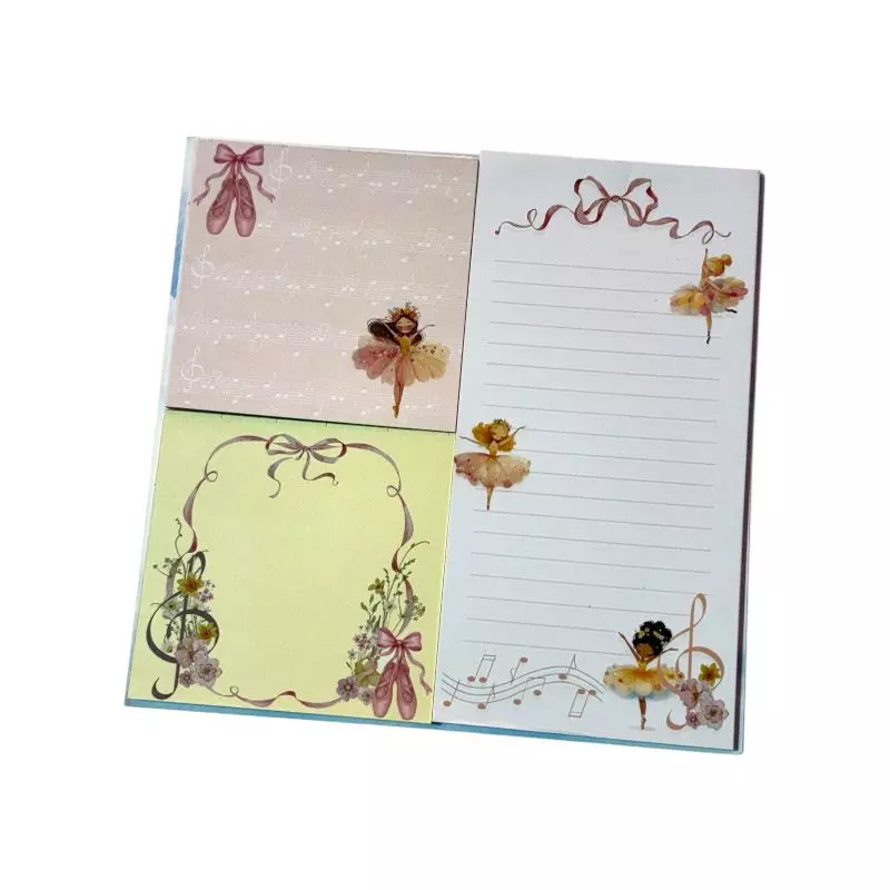 Trio de bloquinhos Bailarinas - Buendia