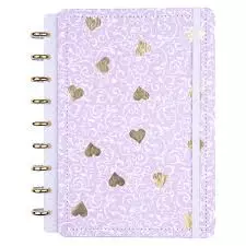 Caderno Coração Vintage M - Diskô