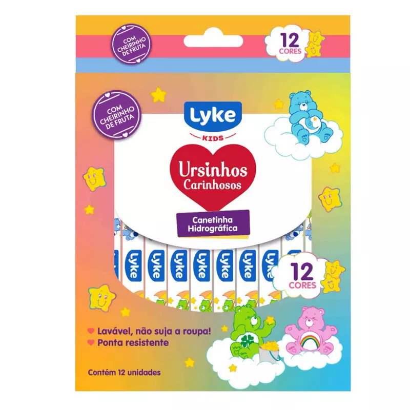 Canetinha Hidrográfica Ursinhos Carinhosos - Lyke