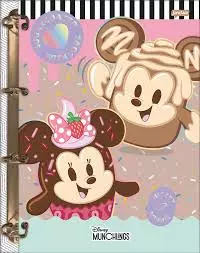 Caderno Argolado Disney Munchlings - Jandaia