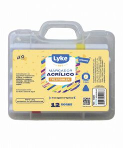Marcador Acrílico 12 cores - Lyke